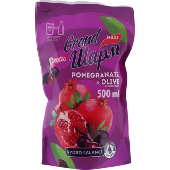 Рідке мило Grand Шарм Гранат, дой-пак, 500 мл - Pampik