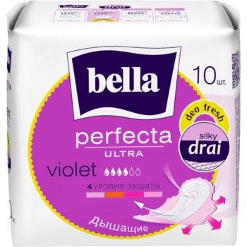 Прокладки гігієнічні Bella Perfecta Ultra Violet deo fresh, 10 шт. - Pampik