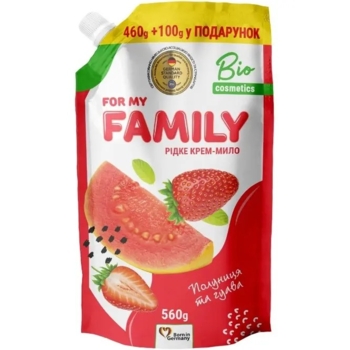 Рідке крем-мило For My Family Магнолія та Персик, 560 мл - Pampik
