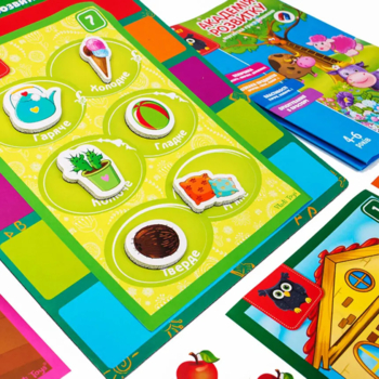 Магнитная игра с доской Vladi Toys Свойства. Академия развития. укр. язык (VT5412-03) - Pampik - 6