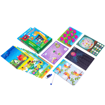 Гра з маркером Vladi Toys Жираф Пиши та витирай Базовий рівень, укр. мова (VT5010-05) - Pampik - 6