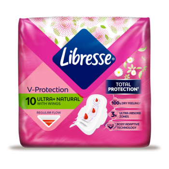Прокладки гигиенические Libresse Ultra Normal Aloe Vera & Camomile, 10 шт. - Pampik - 2