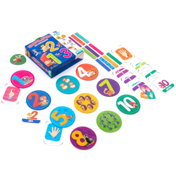 Цифры, счет Vladi Toys на магнитах для самых маленьких, укр. язык (VT2911-09) - Pampik - 2