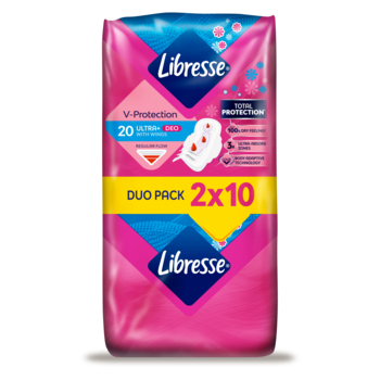 Прокладки гігієнічні Libresse Ultra Normal Soft Deo, 20 шт. - Pampik - 2