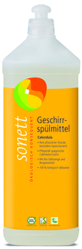 Органічний засіб для миття посуду Sonett Календула, концентрат, 1 л - Pampik