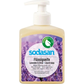 Органічне рідке мило Sodasan Lavender-Olive, 300 мл - Pampik