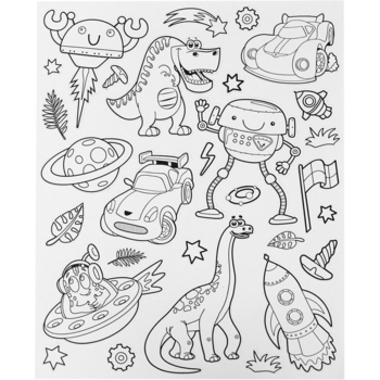 Розмальовка Scentos Clean Colouring Захоплюючі пригоди (20211) - Pampik - 5