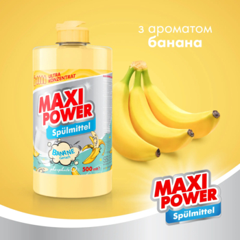 Засіб для миття посуду Maxi Power Банан, 500 мл - Pampik - 2