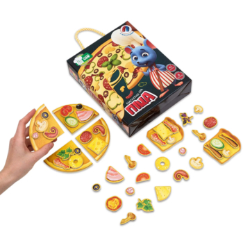 Магнитная игра Vladi Toys Пицца, укр. язык (VT3004-02) - Pampik - 2
