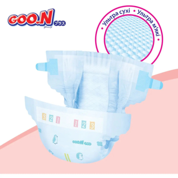 Підгузки на липучках GOO.N Plus XL (12-20 кг), 76 шт. - Pampik - 7