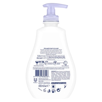 Детский гель для душа Dove Baby Night Time Wash Успокаивающее увлажнение, 400 мл - Pampik - 2