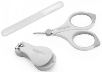 Косметичний набір BabyOno для догляду за нігтями, сірий (398/03) - Pampik - 2