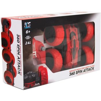 Автомобіль KS Drive на р/у трюковий 2.4Ghz, чорний з червоним (STURBWB) - Pampik - 12