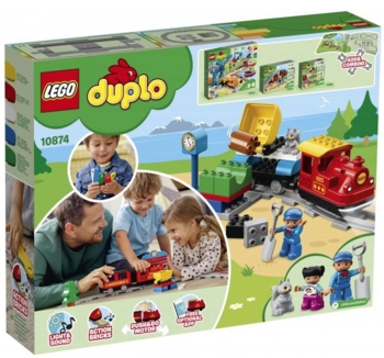 Конструктор LEGO DUPLO Town Паровоз, 59 деталей (10874) - Pampik - 8