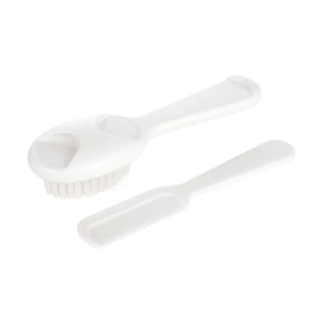 Щетка для волос с гребешком Canpol babies, белый (56/160_whi) - Pampik