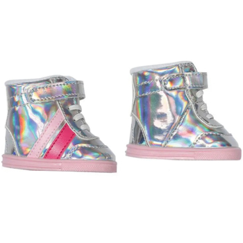 Обувь для куклы Baby Born Серебристые кроссовки (831762) - Pampik