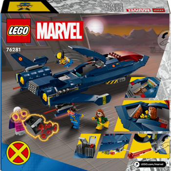 Конструктор LEGO Super Heroes X-Jet Людей Ікс, 359 деталей (76281) - Pampik - 2