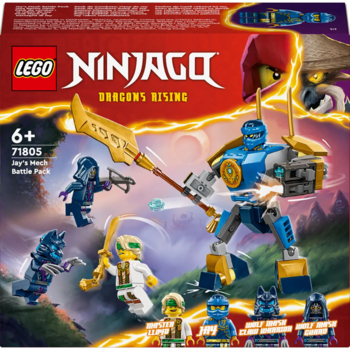 Конструктор LEGO NINJAGO Боевой набор работа Джея, 78 деталей (71805) - Pampik