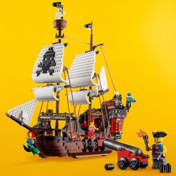 Конструктор LEGO Creator 3 v 1 Піратський корабель, 1264 деталей (31109) - Pampik - 10