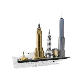 Конструктор LEGO Architecture Архітектура Нью-Йорка, 598 деталей (21028) - Pampik - 2