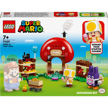 Конструктор LEGO Super Mario Nabbit в лавке Toad. Дополнительный набор, 230 деталей (71429) - Pampik