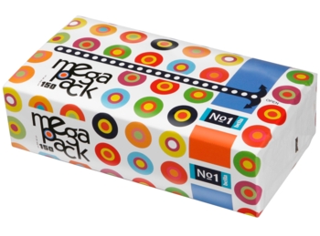 Серветки косметичні Bella №1 Mega Pack, 150 шт. - Pampik