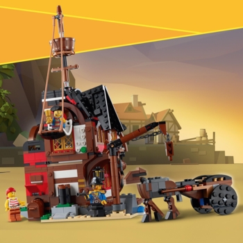 Конструктор LEGO Creator 3 v 1 Піратський корабель, 1264 деталей (31109) - Pampik - 9