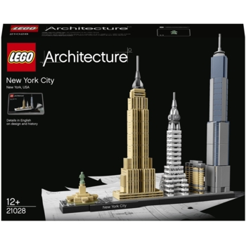 Конструктор LEGO Architecture Архітектура Нью-Йорка, 598 деталей (21028) - Pampik