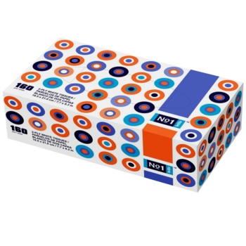 Серветки косметичні Bella №1, двошарові, 160 шт. - Pampik