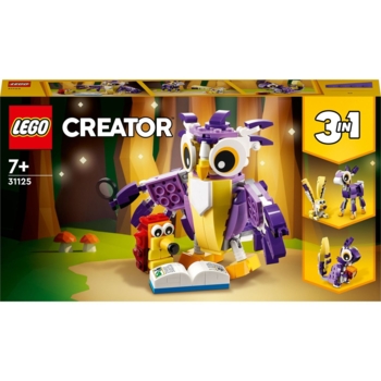 Конструктор LEGO Creator 3 v 1 Фантастичні лісові істоти, 175 деталей (31125) - Pampik