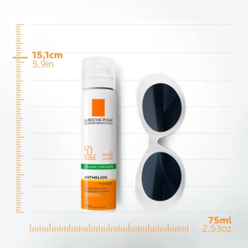 Сонцезахисний спрей для обличчя La Roche-Posay Anthelios XL SPF 50+, 75 мл - Pampik - 3