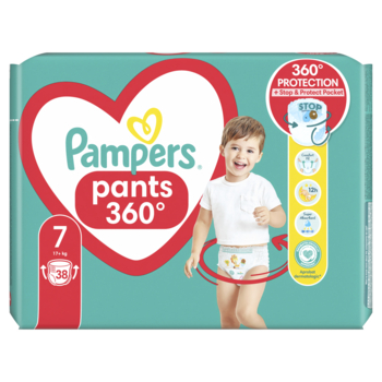 Підгузки-трусики Pampers Pants 7 (17+кг), 38 шт. - Pampik - 2