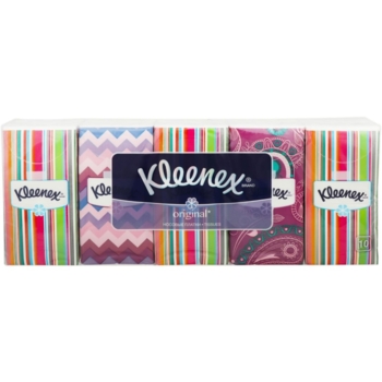 Носові хусточки Kleenex Original, 100 шт. (10 упаковок по 10 шт.) - Pampik