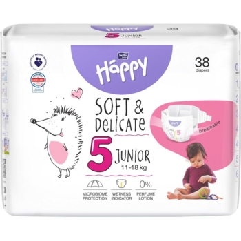 Підгузки на липучках Bella Baby Happy Junior 5 (11-18 кг), 38 шт. - Pampik