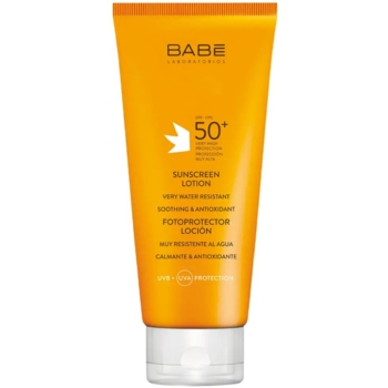 Солнцезащитный лосьон для тела Babe Laboratorios Sun Protection SPF 50+, 200 мл - Pampik
