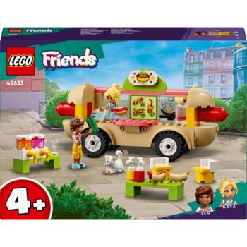 Конструктор LEGO Friends Грузовик с гот-догами, 100 деталей (42633) - Pampik