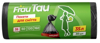 Пакеты для мусора Frau Tau 35 л, 30 шт. - Pampik