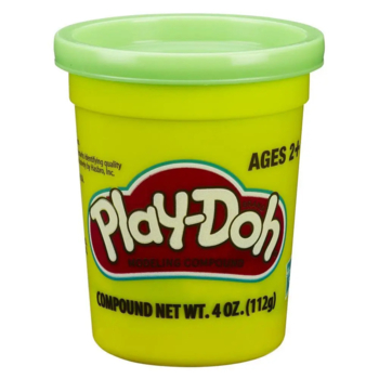 Баночка пластиліну Hasbro Play-Doh, зелений, 112 г (B6756) - Pampik