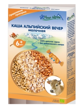 Каша молочна Fleur Alpine Альпійський вечір, 200 г - Pampik
