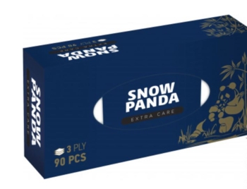 Серветки Сніжна Панда Extra Care, тришарові, 90 шт. - Pampik