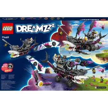 Конструктор LEGO DREAMZzz Страхітливий корабель "Акула", 1389 деталей (71469) - Pampik - 9