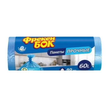 Пакеты для мусора Фрекен Бок, 60 л, 40 шт. - Pampik