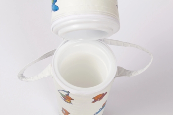 Термоконтейнер для бутылочки Lindo Мишка, красный (Pk 908 в черв) - Pampik - 2