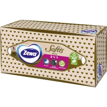 Серветки Zewa Softis чотиришарові, 80 шт. - Pampik - 4