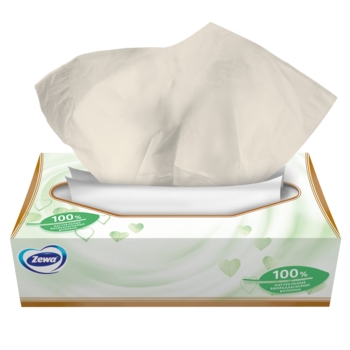 Серветки чотиришарові Zewa Softis Natural Soft, 80 шт. - Pampik - 2