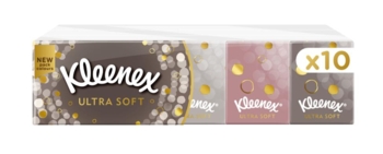 Носові хустки Kleenex Ultra Soft Mini, 10 уп. за 7 шт. - Pampik