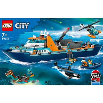 Конструктор LEGO City Арктичний дослідний корабель, 815 деталей (60368) - Pampik