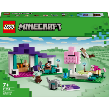 Конструктор LEGO Minecraft Притулок для тварин, 206 деталей (21253) - Pampik