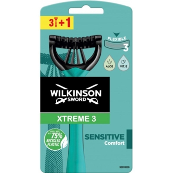 Бритва одноразова Wilkinson Sword Xtreme 3 Sensitive, 4 шт. - Pampik