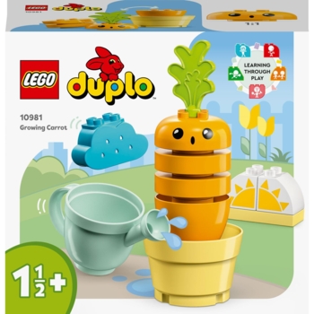 Конструктор LEGO DUPLO Морква на грядці, 11 деталей (10981) - Pampik